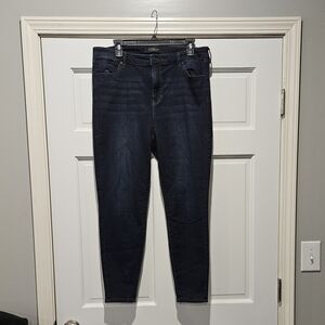 Liverpool Dark Indigo Women's Skinny Jeans Size 16/33.